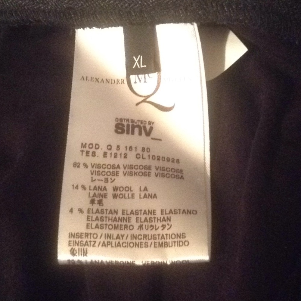 McQ-ALEXANDER MCQUEEN TWO-TONE DRESS - Picture 6 of 8